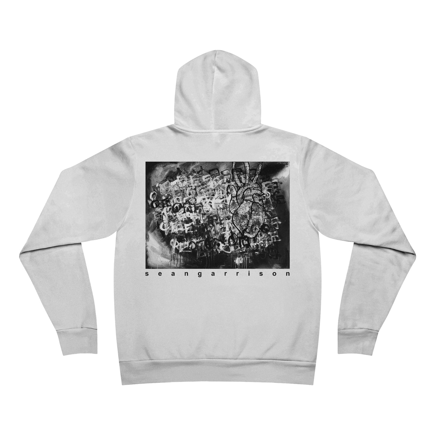 Abstracproseality™ Poetics Visual 11 Black & White Edition Hoodie